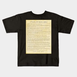 A Declaration of the Independence of Cyberspace Kids T-Shirt